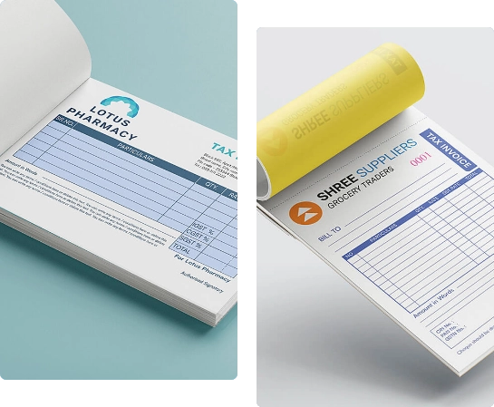 Custom Invoise Book