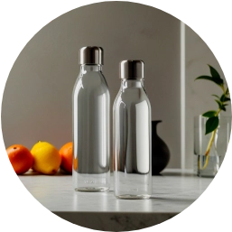 Glass Water Bottles