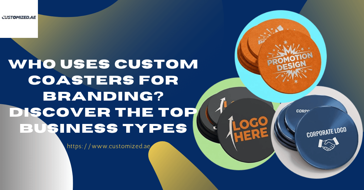 custom coasters for branding