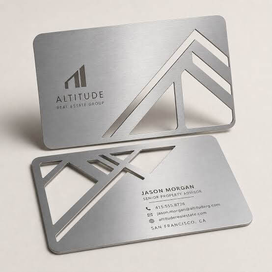 metal business cards 